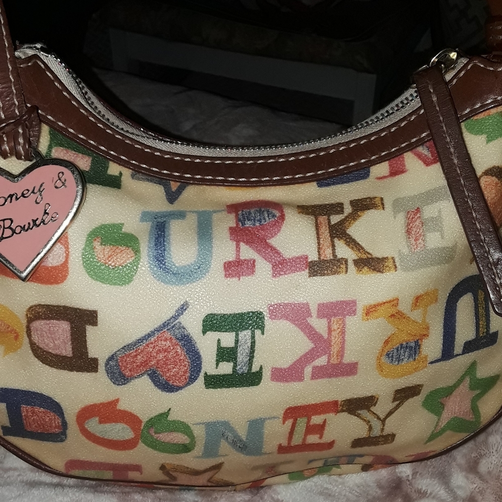 Dooney & Bourke Scribbles Hobo Vintage